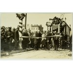 PHOTOGRAPHY - Lviv. Opening of the streetcar line Grodetska Rogatka - Lychakiv Station - 1920s [9x13 cm, very rare].