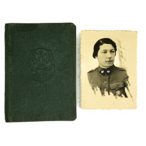 Legitimation of Instructor of Women's Military Training. Janina Kalinowska - 1939 [Lviv Eagle Badge].