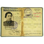 Legitimation of Instructor of Women's Military Training. Janina Kalinowska - 1939 [Lviv Eagle Badge].