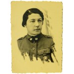 Legitimation of Instructor of Women's Military Training. Janina Kalinowska - 1939 [Lviv Eagle Badge].