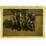 Set of three photographs of Polish Army Officers - 1930s [Virtuti Militari].