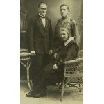PHOTO - Three scouts - Kowel 1927 [uniform, scout badge, Borderlands].