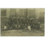 PHOTOGRAPHY - 2nd Scout Troop - Kowel May 3, 1925 [banners, uniforms, scout, Borderlands, very rare].