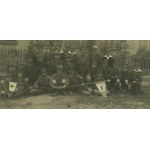 PHOTOGRAPHY - 2nd Scout Troop - Kowel May 3, 1925 [banners, uniforms, scout, Borderlands, very rare].