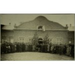 Set of two photographs. New slaughterhouse in Kowel 1924 - [11x22 cm, building, Police, General, Second Republic].