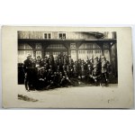 PHOTOGRAPH - Policemen in helmets - Warsaw 1930s [State Police, group photo, unique].