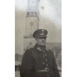 PHOTOGRAPHY - Policemen in front of the Jasna Gora Basilica - 1930s [State Police].