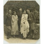 PHOTOGRAPHY - Officers of the 12th Light Artillery Regiment of Zloczow - [regimental photo, decorations].