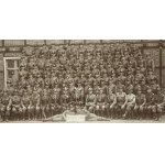 FOTOGRAFIA - Kompania Szkolna 8 Batalion Saperów - 1932/33 [Generał Leonard Skierski, Pułkownik Eustachy Górczyński]