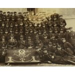 PHOTOGRAPHY - XI Course of the NCO School of the 28th Kaniowski Rifle Regiment - 1927 [Colonel Józef Tunguz-Zawiślak, Virtuti Militari, badges, 17x23 cm].