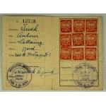 Una serie di carte d'identità comuniste 1944-1948. Ficek Antonia - [Partito Operaio Polacco, Partito Comunista Francese].