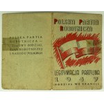 Una serie di carte d'identità comuniste 1944-1948. Ficek Antonia - [Partito Operaio Polacco, Partito Comunista Francese].