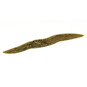 Vecchio coltello da lettera. Aquila ad ali spiegate. Celluloide [Seconda Repubblica].