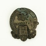 Distintivo della falconeria polacca - Concorso per il giubileo del 1927 a Poznań - Argento? [Falco, falconeria]