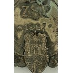 Distintivo della falconeria polacca - Concorso per il giubileo del 1927 a Poznań - Argento? [Falco, falconeria]