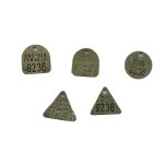 Set of five KWK General Zawadzki mining brands [mining brands].