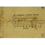Certificate. 1st Horse Rifle Regiment - Garwolin 1939 [Olpinski Jan].