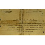 Certificato. 1° Reggimento Fucilieri a Cavallo - Garwolin 1939 [Olpiński Jan].