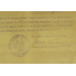 Pomeranian District Inspectorate of the Border Guard. The right to award the Medal of the Tenth Anniversary of Regained Independence - Czersk 1929 [Wiktor Dunin-Wąsowicz].