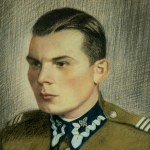 1st Podhale Rifle Regiment. Border Protection Corps. Portrait of a Podhale Rifleman - 1930s [pastel, 48x34 cm].