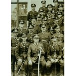 PHOTOGRAPHY - Wieliczka State Police Headquarters. 1930 [State Police, Superintendent, Aspirant, saber].