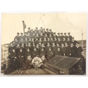PHOTOGRAPHY - Navy. Torpedo and Mine Course 30.XI.1934 [23x16 cm, Lieutenant Commander].
