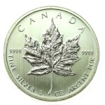 Canada, Elizabeth II, $5 2012 - Maple leaf, 1 oz. Ag 999 (290)