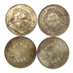 France, Fifth Republic, set of 50 francs 1974-1978. total of 4 pieces. (329)