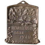 Character medals - 1923 Alessandro Manzoni plaque - Cinq...
