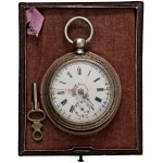 Watches - POCKET CLOCK Silver-plated case with diameter from ...