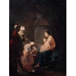 The veneration of the three kings, 17th century.