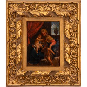 Madonna con Bambino e San Giovanni, XVII secolo.