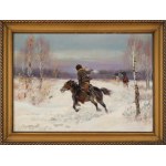 Jerzy KOSSAK (1886-1955), "Pursuit of the Bolshevik" (1933)