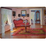 Bronislawa RYCHTER-JANOWSKA (1868-1953), "Interior of the manor house - salon".