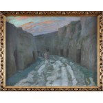 Bronislawa RYCHTER-JANOWSKA (1868-1953), "In ancient Syracuse" (1914).