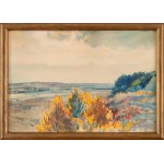 Theodore GROTT (1884-1972), "Autumn Landscape."