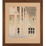 Leon WYCZÓŁKOWSKI (1852-1936), "Wawel colonnade" (1920)