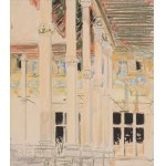 Leon WYCZÓŁKOWSKI (1852-1936), "Wawel colonnade" (1920)