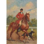 Leszek PIASECKI (1928-1990), "Rider - before the hunt".