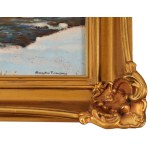Mieczyslaw FILIPKIEWICZ (1891-1951), Inverno - paesaggio con fiume.