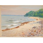 Soter August JAXA-MAŁACHOWSKI (1867-1952), "Beach in Gdynia" (1934)