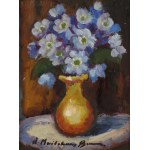 Anna MAŚLAKIEWICZ-BRZOZOWSKA (1912-1986), Fiori - Trittico.