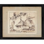 Victor ZIN (1925-2007), "Orthodox Church in the Bieszczady" (1980)