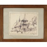 Victor ZIN (1925-2007), "Church in Jablonka" (1969)