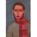 Roman ZAKRZEWSKI (1955-2014), Portrait with Scarf (1984)