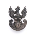 Eagle wz. 17 - regimental numeral "2" on amazon shield, Jozef Chylinski Warsaw 1917.