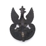 Eagle with applied numeral 4.