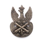 Eagle with applied artillery emblem(?) Kraków 1916.