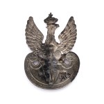 Eagle with applied artillery emblem(?) Kraków 1916.