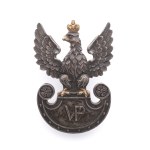 Sample eagle with the letters WP on the amazon shield - Design of Capt. Bohdan Mincer from 1936.